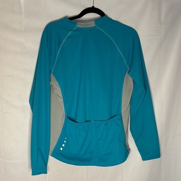 L.L. BEAN BLUE QUARTER ZIP (SIZE M) - Picture 4 of 4